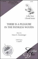 There is a Pleasure in the Pathless Woods SATB choral sheet music cover